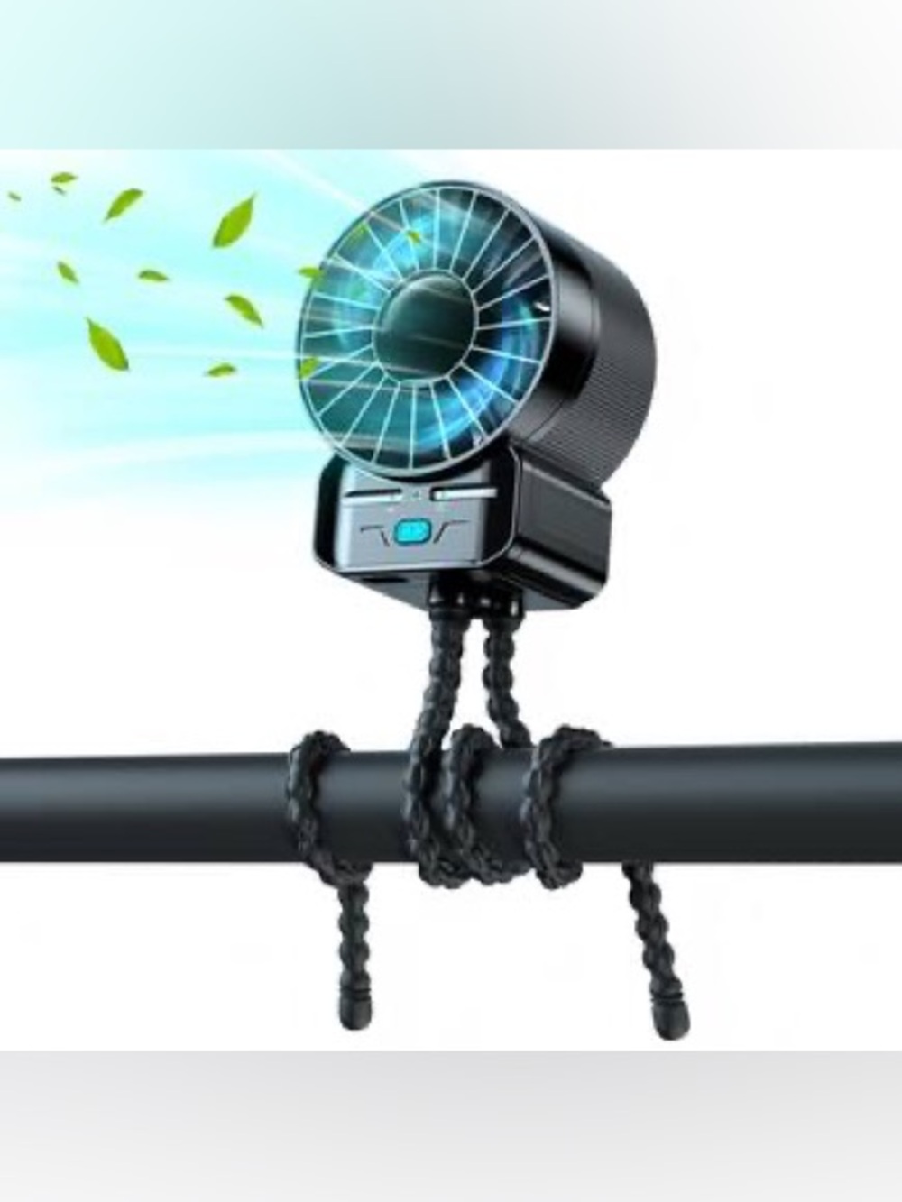 Amazon Black Clip-On Flexible Tripod Portable Fan